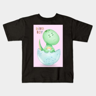 Cute Dino Boy Kids T-Shirt